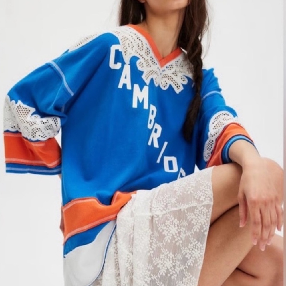 NWT Free People We The Free Stanley Cambridge tee